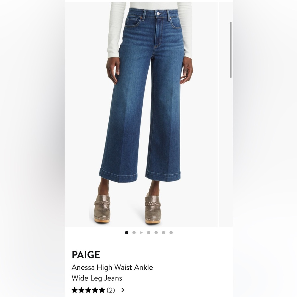 LIKE NEW PAIGE Anessa wide leg ankle